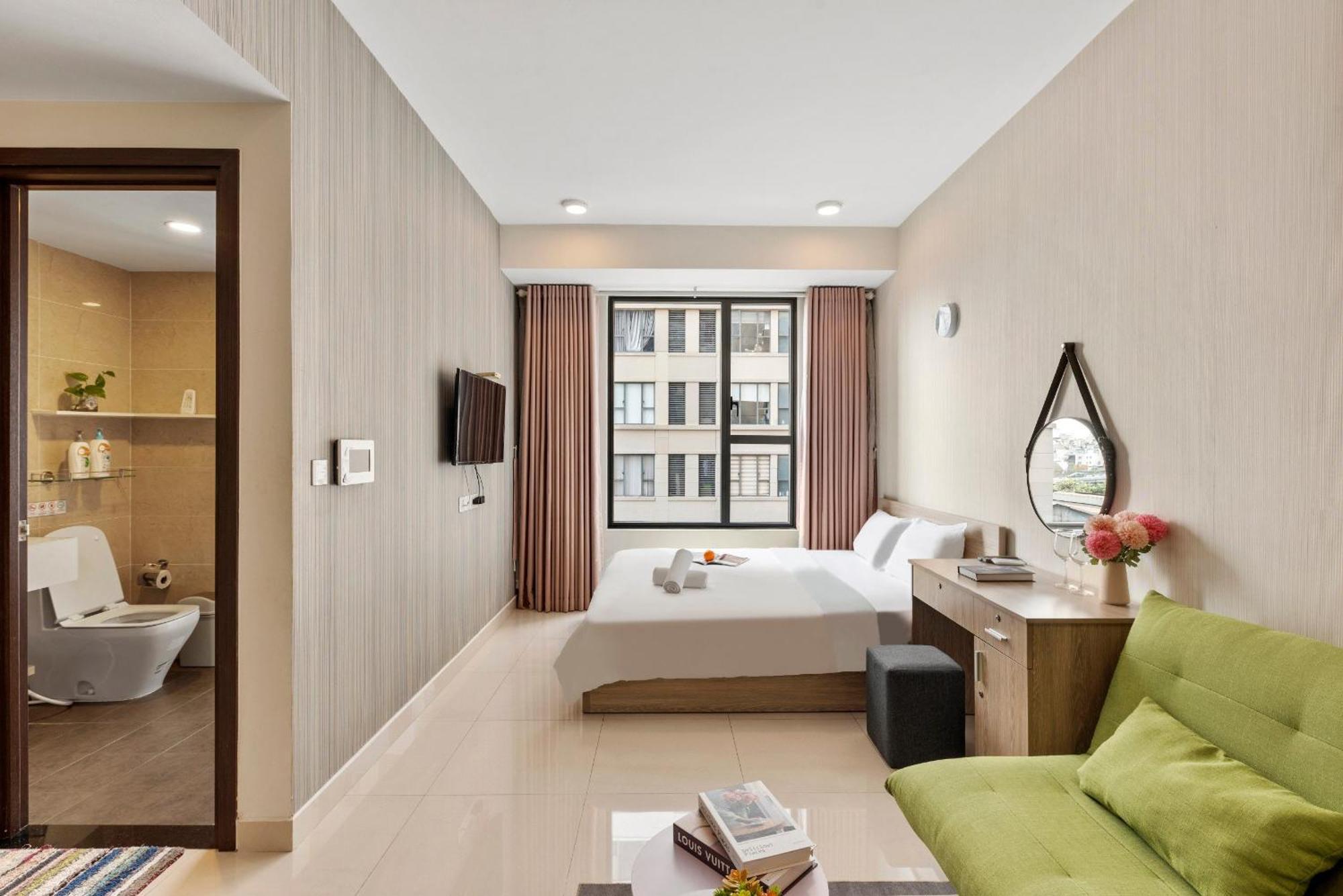 הו צ'י מין סיטי April Apartment מראה חיצוני תמונה