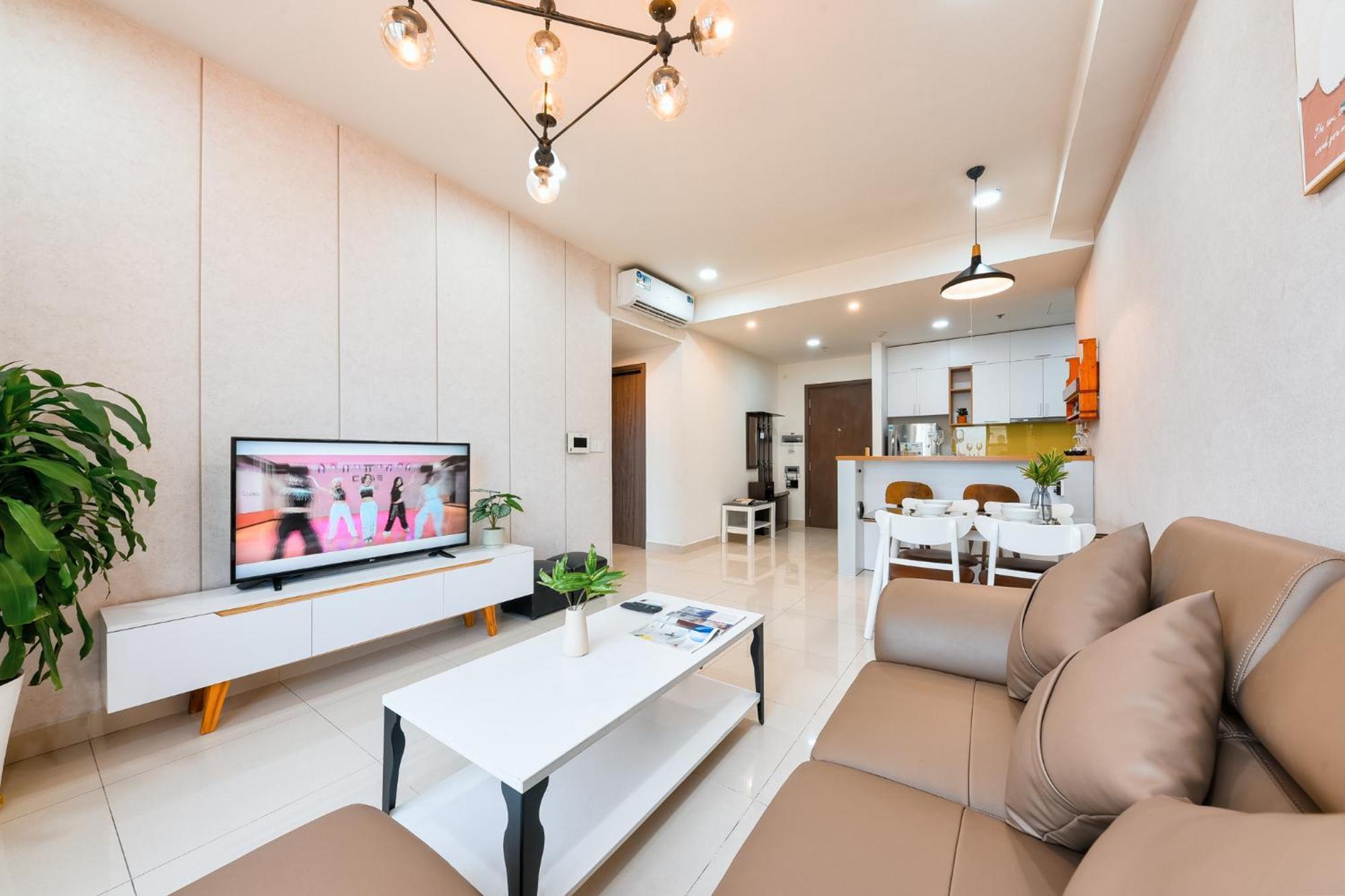 הו צ'י מין סיטי April Apartment מראה חיצוני תמונה